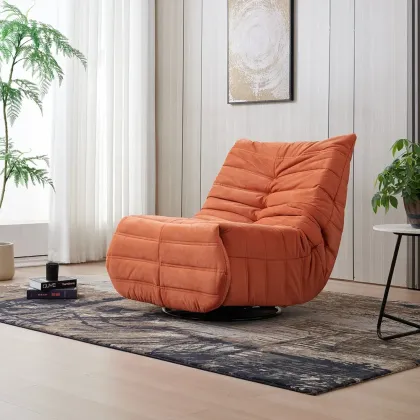 Togo Microfiber Fabric Lazy Recliner