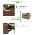 Merek Baru Kustom Modern L Bentuk 3 Seater Settee Kulit Berdasarkan Modular Couch Sectional Recliner Sofa Set