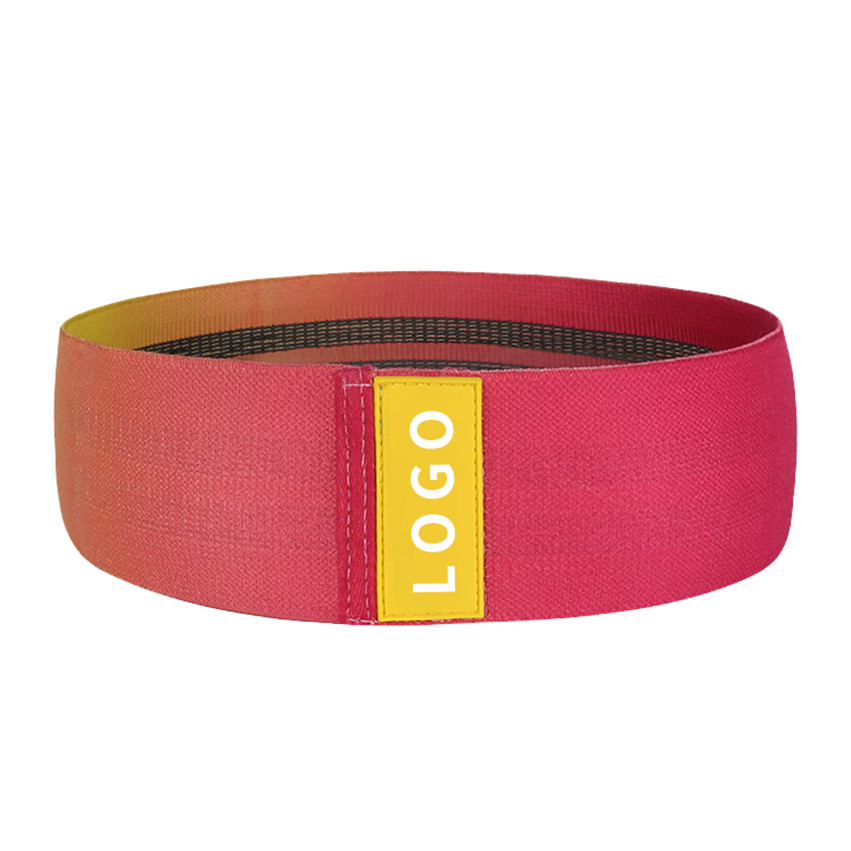 Purple pink green resistance band