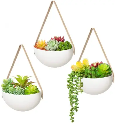 Ceramic Hanging Planter Wall Planter Set