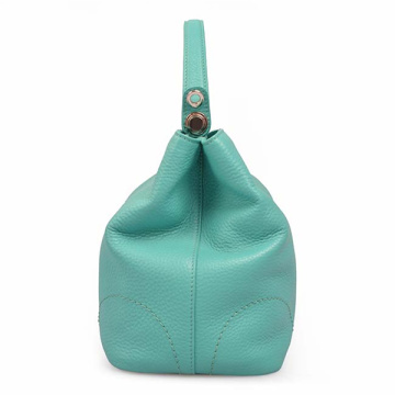 Retro Portable Leather Handbag Classic Structured Purse