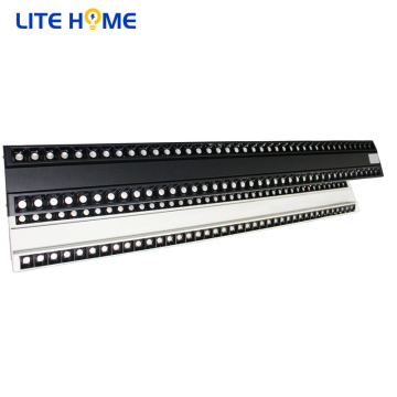 Einstellbarer 120 -Grad -Gitterspur lineares Licht