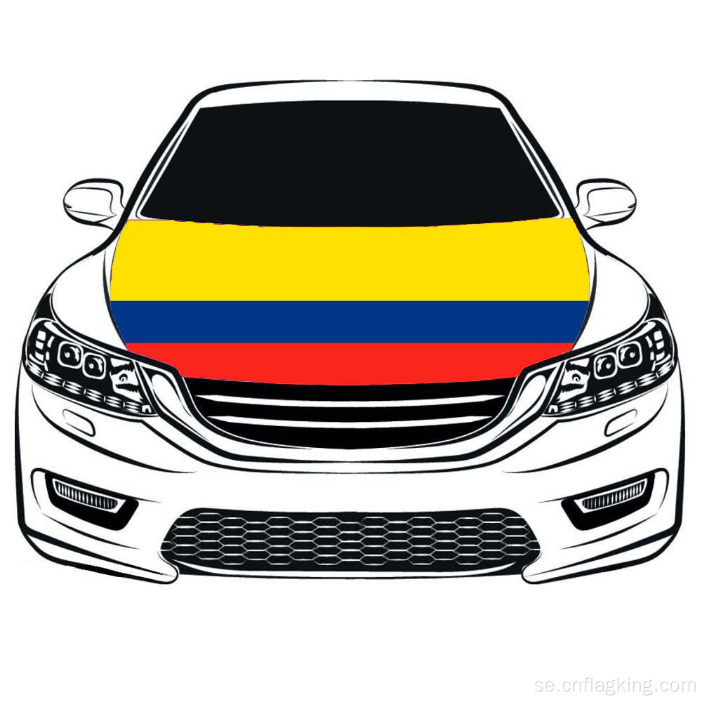 Republikens Colombia Hood-flagga 3.3X5FT Car Hood Cover Flag