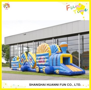 2015 Inflatable obstacle price, adult inflatable obstacle course made in china
