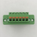 5.08mm through wall or panel plug-in terminal block