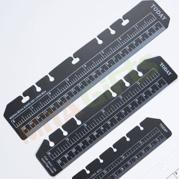 Custom Binder with Black Ink, Plastic Frosted Transparent Cover and Top Today Tab for Planner Dashboard Ruler Page Marker
