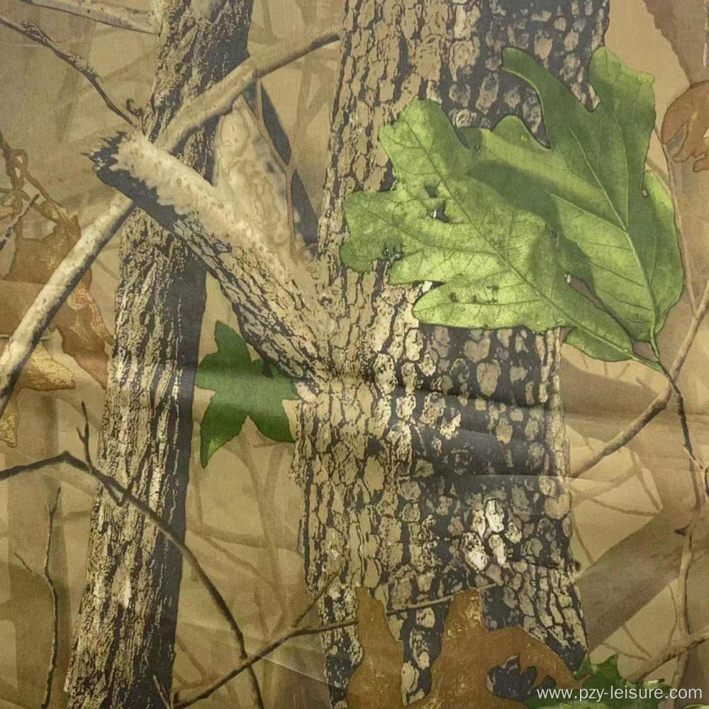 300D High Density PU-Coated Camouflage Oxford Fabric