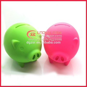 OEM design silicone money box coin bank saving box