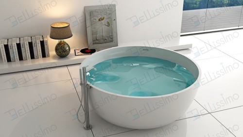 Latest bathing design ,wholesale Bathtub,Round freestanding baths BS-8615