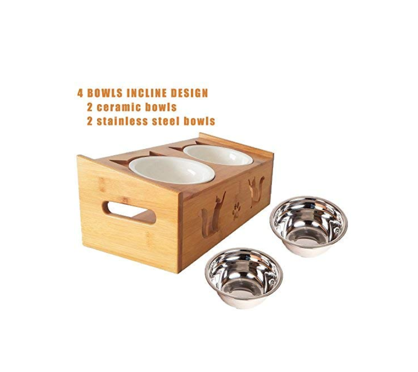 Pet Bowl With Feeding Platform