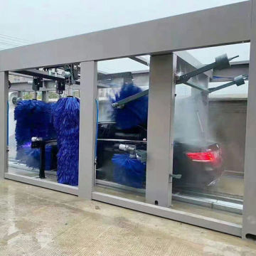 Automatic Tunnel Car Wash System 9 Brushes