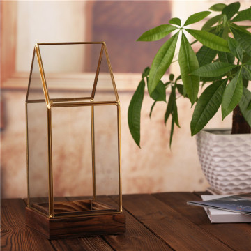 Cheap Wholesale hot sale clear geometric glass terrarium