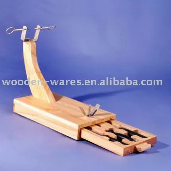 hot selling ham rack with new design wooden ham holder