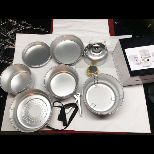 Memasak periuk 10 keping periuk memasak aluminium