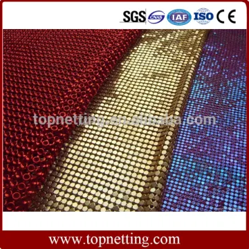 Aluminum Sequin Cloth Metal Fabric Metallic Cloth