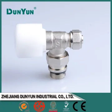 radiator angle manual valve/compression & male union