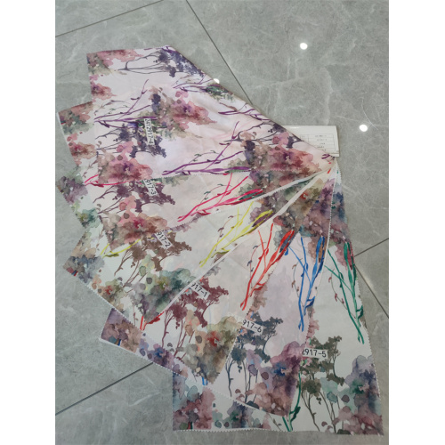 Lightweight 100% Polyester Velvet Printing Fabric For Summer