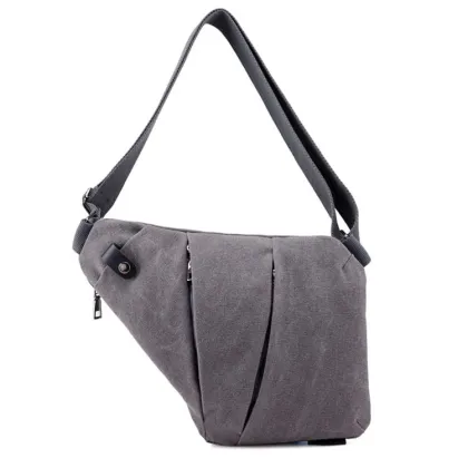 Anti-Theft Casual Canvas Chest Bag for Men