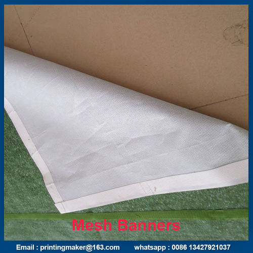 Outdoor Fence Vinyl Mesh Banners With Velcro