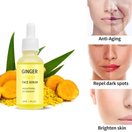 OEM Custom Turmeric Vitamin C Serum for Acne and Dark Spot Removal