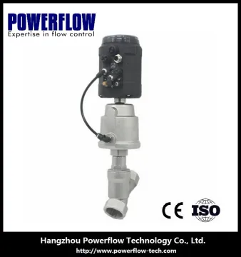 SS Angle seat valve process control valve