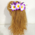 手作りの古典的なハワイの花の髪の櫛