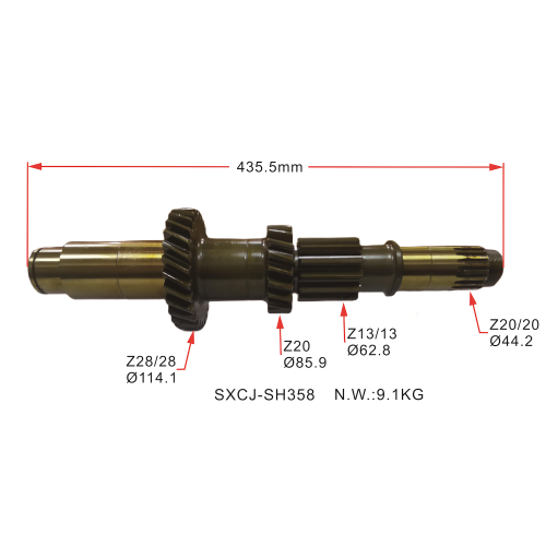 ME628868 Transmission Gear Shaft for Mitsubishi