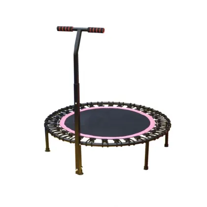 Batut Single Bungee Fitness Trampoline with Handle Bar