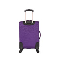 Purple colour waterfroof polyester soft luggage