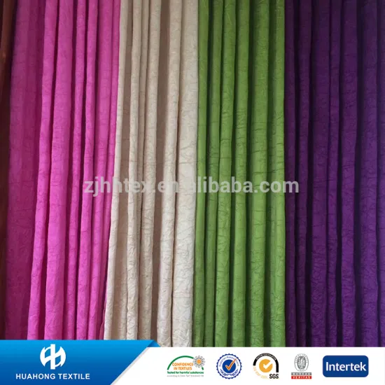 Double fold packing obama crushed curtain fabric to Sudan