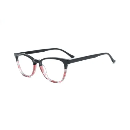 Wholesale Italy-made Pures Nerd Cylinder Eyewear with Brand New Patchwork Color Acetate JSP8009 - Elegant Eschenbach Collection