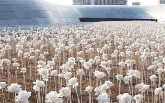 Outdoor Landscape Rose Lamp