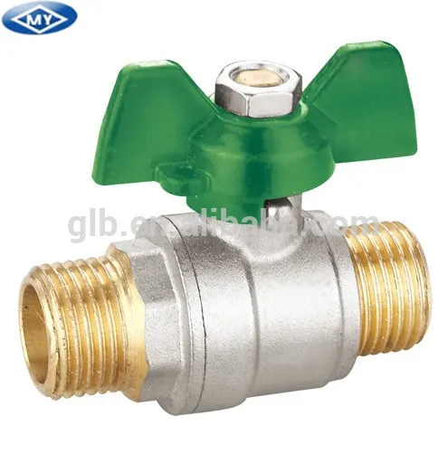 Brass Ball Valves with Aluminium butterfly handle