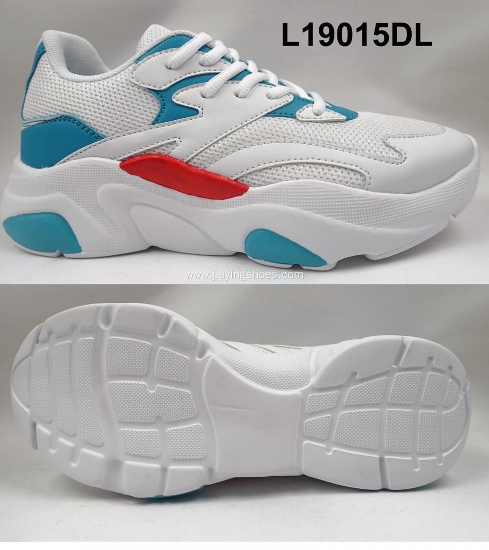 Stylish Breathable mesh upper platform chunky shoes