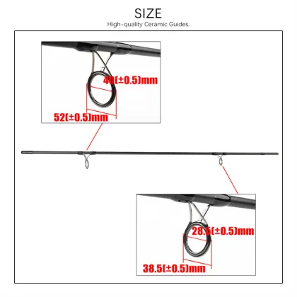 High-Quality Precision Socket Design Crucian Carp Fishing Pole 2.7m-3m 2 Sections 2.75-3.5lbs