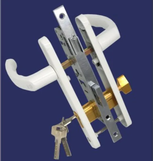 upvc door set ,door set door lock include door handle ,cylinder and lock body