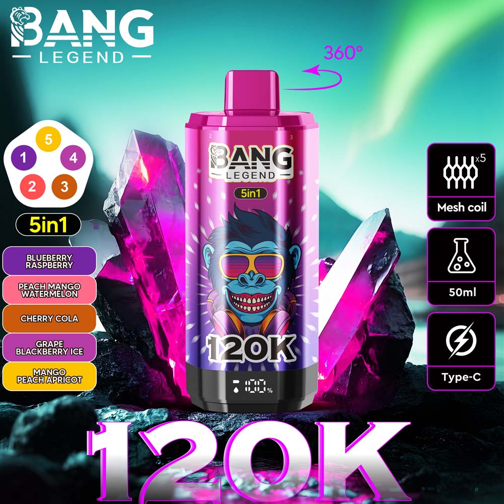 Bang Legend 120K Puffs 5in1 Vape