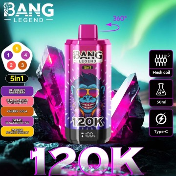 Bang Legend 120K Puffs 5in1 Vape