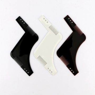 Z-shaped Plastic Template Comb for Beard Styling and Shaping