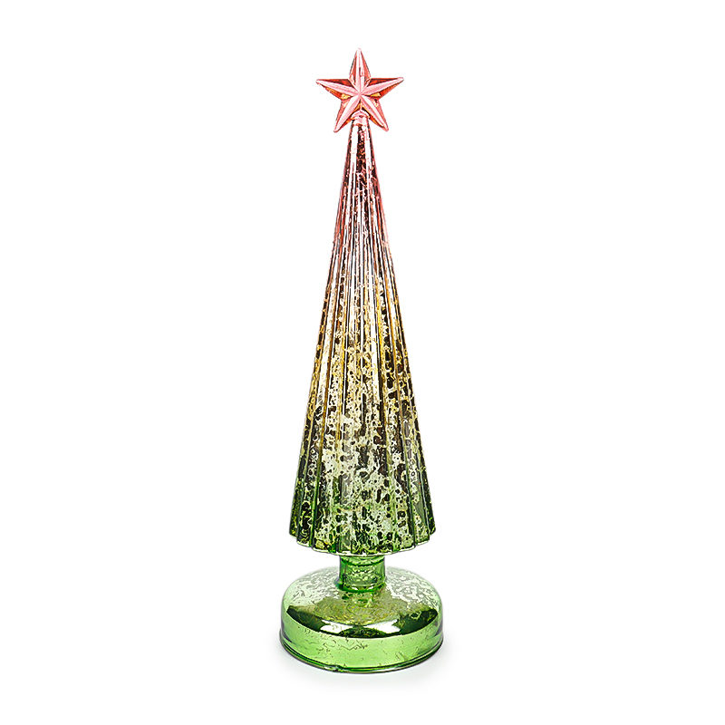 Christmas Tree Glass Bottle