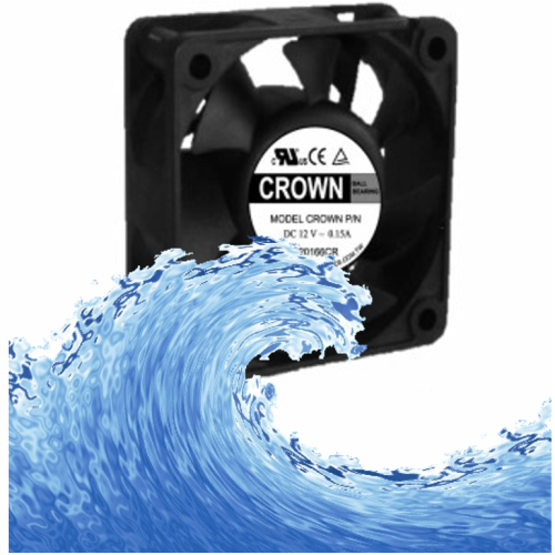 Crown 60x25 Zentrifugal DC Blower A3 Industrielle Kühlung