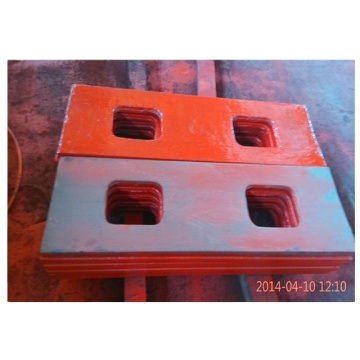 Shanbao Jaw Crusher Toggle Plate Models: PEX100X600, PEX150X750, PEX200X1000, PEX250X750, PEX250X1000, PEX250X1200, PEX300X1300