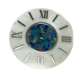 Natural MOP watch dial with Mosaic OPAL