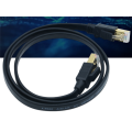Коммутационный кабель для кабельной сети Ethernet Cat8, 50 футов, черный
