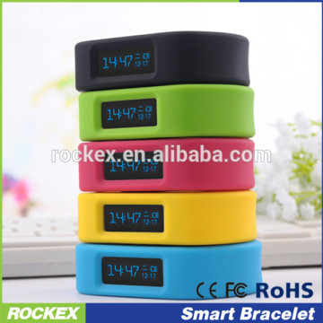 2015 hot bracelet new OLED display Sports tracking smart bracelet