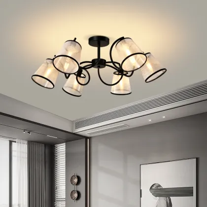 HUAYI Modern Design E14 Luxury Indoor Bedroom Hotel Living Room Ceiling Light