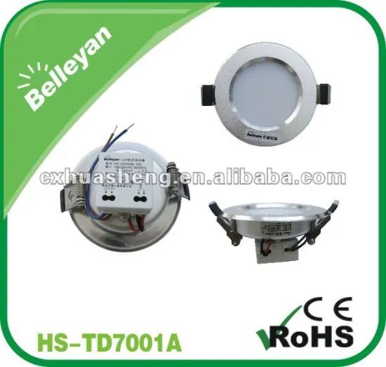 2012 new design hot sale high luminous 4.3W led down light recessed