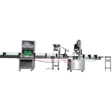 Automatic Multi-Head Liquid Filling and Capping Production Line for Edible Oil, Perfume, and Wine