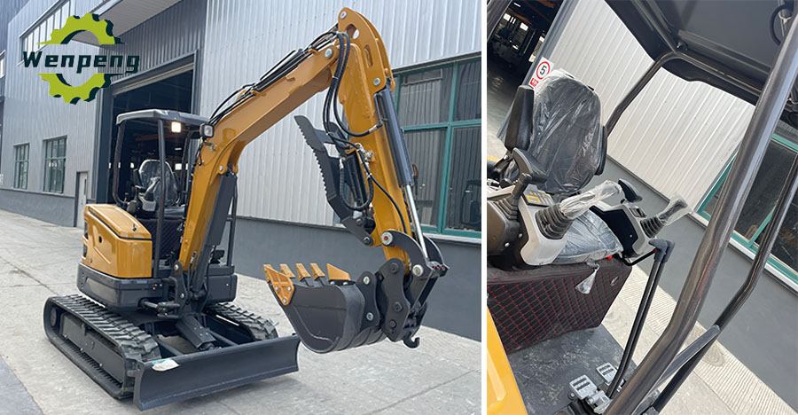 EX30J 3ton mini excavator with Hydraulic Thumb Clamp