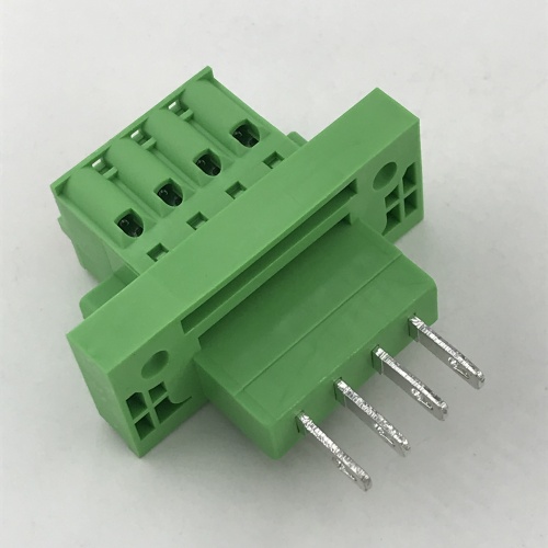 male and female plug panel mount terminal block